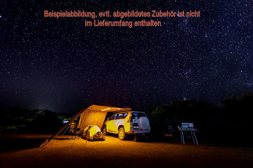 Markise Hartschale Black Edition inkl. LED-Leiste 2,5 m von ARB Touring
