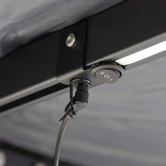 Auto Seitenmarkise 180° LEAF 2,0 m grau 4