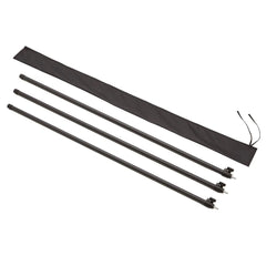 Seitenwände für 270° Markise LEAF EXTENDED 2,0 m grau 8
